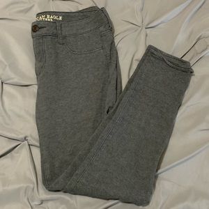 American Eagle grey jegging